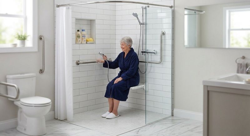 Accessible Shower Construction in Nashua, NH